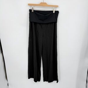 ATM Anthony Thomas Melillo Black Wide-Leg Pants